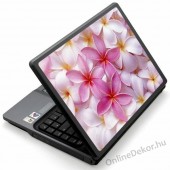 Laptop matrica, Laptop dekor&aacute;ci&oacute; - Fot&oacute; jellegű laptop matric&aacute;k - Vir&aacute;g - Plumeria, Frangipani 1150