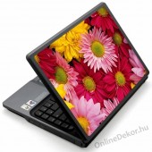 Laptop matrica, Laptop dekor&aacute;ci&oacute; - Fot&oacute; jellegű laptop matric&aacute;k - Vir&aacute;g - Sz&iacute;nes Margar&eacute;ta 1156