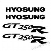 Motor matrica, Robog&oacute; matrica, Motor dekor&aacute;ci&oacute;, Robog&oacute; dekor&aacute;ci&oacute; - Motor matric&aacute;k - Hyosung - GT 250 R