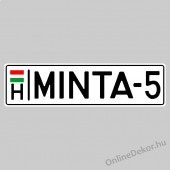 Aut&oacute;dekor&aacute;ci&oacute;, aut&oacute;matrica - Rally - Rendsz&aacute;m (H betűs)
