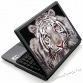 Laptop matrica, Laptop dekor&aacute;ci&oacute; - Fot&oacute; jellegű laptop matric&aacute;k - &Aacute;llat - Feh&eacute;r tigris 1219