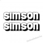 Motor matrica, Robog&oacute; matrica, Motor dekor&aacute;ci&oacute;, Robog&oacute; dekor&aacute;ci&oacute; - Robog&oacute; matric&aacute;k - Simson - Simson felirat