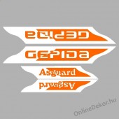 Ker&eacute;kp&aacute;r matrica, Ker&eacute;kp&aacute;r dekor&aacute;ci&oacute;, Bicikli matrica, Bicikli dekor&aacute;ci&oacute; - Gepida - Gepida Asguard