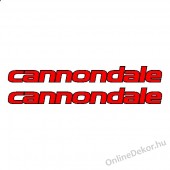 Ker&eacute;kp&aacute;r matrica, Ker&eacute;kp&aacute;r dekor&aacute;ci&oacute;, Bicikli matrica, Bicikli dekor&aacute;ci&oacute; - Cannondale - Cannondale Felirat