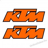 Ker&eacute;kp&aacute;r matrica, Ker&eacute;kp&aacute;r dekor&aacute;ci&oacute;, Bicikli matrica, Bicikli dekor&aacute;ci&oacute; - KTM - KTM Felirat