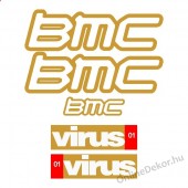 Ker&eacute;kp&aacute;r matrica, Ker&eacute;kp&aacute;r dekor&aacute;ci&oacute;, Bicikli matrica, Bicikli dekor&aacute;ci&oacute; - BMC - Virus