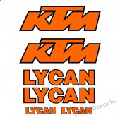 Ker&eacute;kp&aacute;r matrica, Ker&eacute;kp&aacute;r dekor&aacute;ci&oacute;, Bicikli matrica, Bicikli dekor&aacute;ci&oacute; - KTM - Lycan