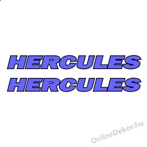 Kerékpár matrica, Kerékpár dekoráció, Bicikli matrica, Bicikli dekoráció - Hercules - Hercules