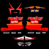 Motor matrica, Robog&oacute; matrica, Motor dekor&aacute;ci&oacute;, Robog&oacute; dekor&aacute;ci&oacute; - Motor matric&aacute;k - Aprilia - RS 125