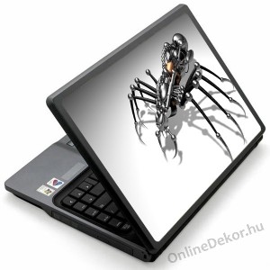 Laptop matrica, Laptop dekoráció - Robot - Pók 1701