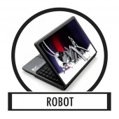 Laptop matrica, Laptop dekor&aacute;ci&oacute; - Fot&oacute; jellegű laptop matric&aacute;k &ndash; Robot