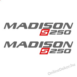 Motor sticker, Motor decal - 02.Scooter sticker - Malaguti - Madison S250