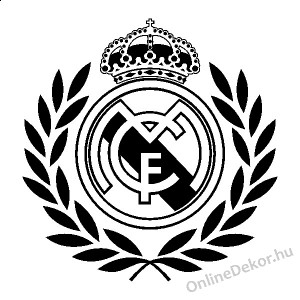 Wall sticker, Wall tattoo, Wall decoration, Wall decal - Football Team Logo - Real Madrid 2014