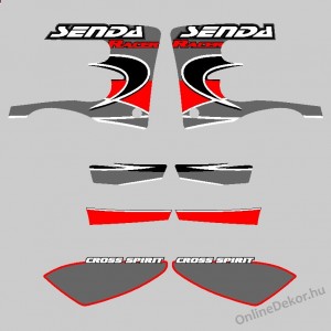 Motor sticker, Motor decal - 01.Motor sticker - Derbi - Senda Racer