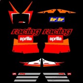 Motor matrica, Robog&oacute; matrica, Motor dekor&aacute;ci&oacute;, Robog&oacute; dekor&aacute;ci&oacute; - Motor matric&aacute;k - Aprilia - RS 50