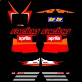 Motor matrica, Robog&oacute; matrica, Motor dekor&aacute;ci&oacute;, Robog&oacute; dekor&aacute;ci&oacute; - Motor matric&aacute;k - Aprilia - RS 125