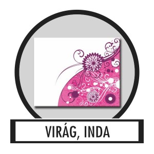V&aacute;szonk&eacute;p, Falik&eacute;p - Vir&aacute;g, Inda (Grafika)
