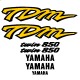 Motor matrica, Robogó matrica, Motor dekoráció, Robogó dekoráció - Motor matricák - Yamaha - TDM 850