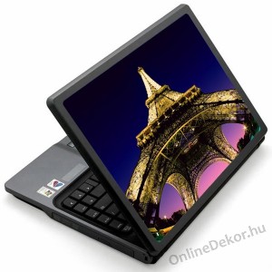 Laptop matrica, Laptop dekoráció - Építmény - Eiffel torony 1268