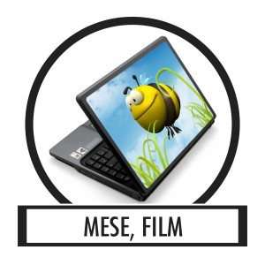 Laptop matrica, Laptop dekoráció - Mese, Film